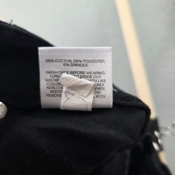 Express High Waisted Flexx Black Skinny Jeans - Size Small - Picture 4 of 6